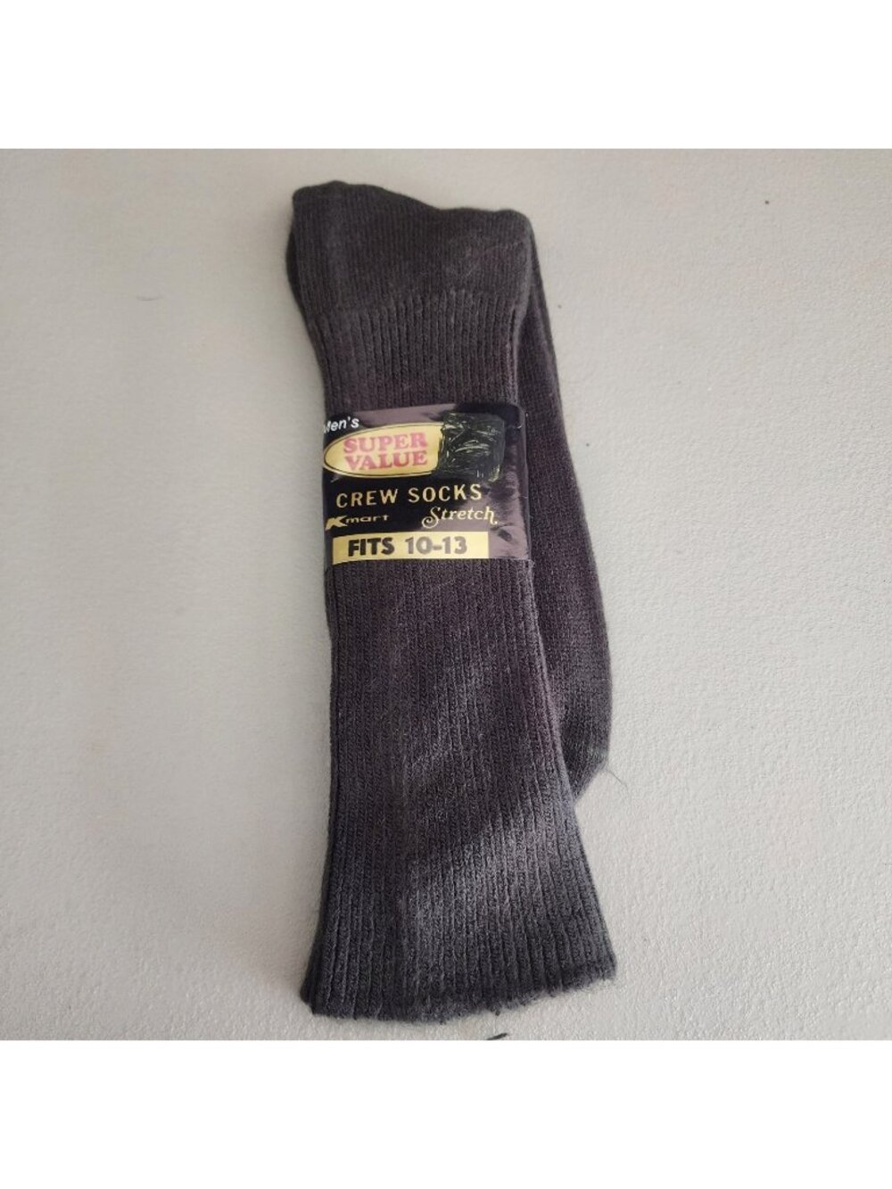 Vintage Kmart "Super Value" Men's Crew Socks – New Old Stock